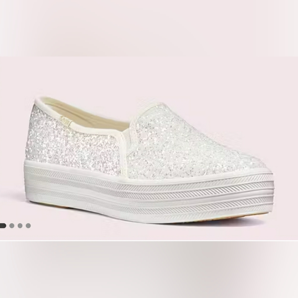 Kate Spade X Keds Triple Decker Glitter Sneakers - Picture 3 of 6